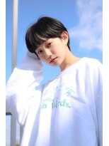 ロウブ(roubu.)&nbsp;シースルーマッシュミルクティーベージュハンサムショート