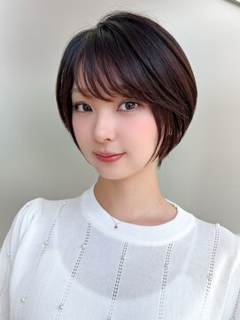 アフロート ディル(AFLOAT D'L) ショートボブくびれショート丸みレイヤーカットメルティカラー