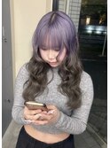 色落ちも楽しめる!ラベンダールーツカラーで艶感UP