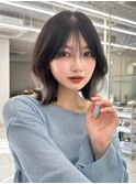 ボブ／レイヤーカット／グレージュカラー／表参道