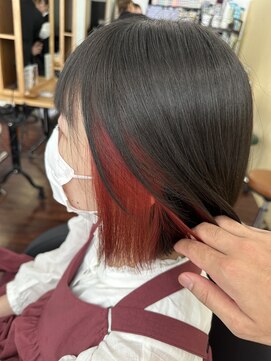 イブヘアー(eve. Hair) イヤリングカラーRED
