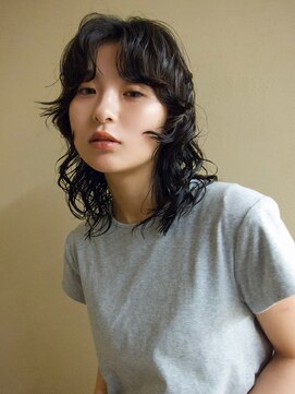 ヤント(yant) ミディアムレイヤー × ニュアンスパーマ