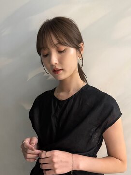 ベル 銀座5丁目店(Belle) 結んでも可愛い顔まわりカット＊銀座山下萌香