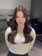 アテバイルイス 喜連瓜破(ATE by luis) ブリーチなしミルクティーベージュ