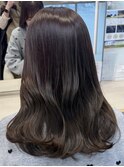 セミロング/ブラウンカラー/平塚