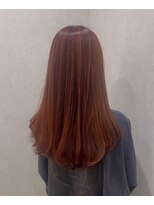 ジーナ  札幌大通(Zina)&nbsp;美髪＊オレンジブラウン＊髪質改善トリートメント＊Zina札幌大通