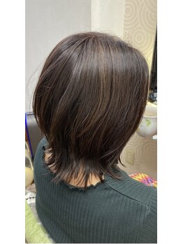 美容室あーるびーる 花水木の写真/【武蔵小山駅徒歩5分】髪と頭皮に優しいカラー材をご用意◎ダメージレスで透明感のある仕上がりに!