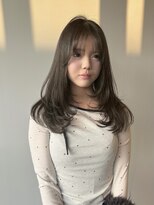セロ 東辻井店(SERO)&nbsp;ロングレイヤー/ハッシュカット/ワンホンレイヤー/韓国/ベージュ