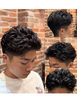 ヘアモードキクチ 日本橋室町店&nbsp;日本橋室町　メンズパーマオールバック
