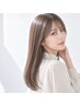【顔周りのクセに】カット+前髪縮毛矯正+シャンプー【12480円→8200円】