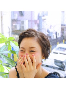 フーガ ニューヨーク 赤坂店(WHO-GA N.Y.) ショートスタイルのアレンジ　【赤坂akasaka　WHO-GA】