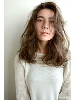 ミラバイグリーン(Mira by green)&nbsp;medium　perm　×　A　line　style　【無造作】＃6