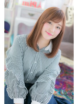 ミック 日暮里店(miq) 大人かわいい♪愛されカラーの王道ストレートb