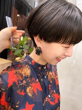 マッシュ ショートボブ スリーク マニッシュ クール ストレート L テトヘアー Teto Hair のヘアカタログ ホットペッパービューティー