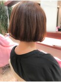 小顔に見えるナチュラルボブ