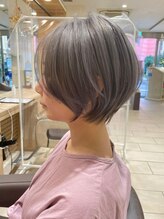 ハイライト×ショート＊若々しく、より動きのあるショートに＊