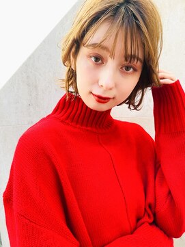 リベルテ(LIBERTE) Liberte銀座 大人可愛い小顔ショートボブ×透明感ベージュ