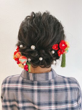 ゲリール ヘア プラス ケア(guerir hair+care) 【guerir hair＋care】成人式ヘアセット