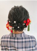 【guerir hair+care】成人式ヘアセット
