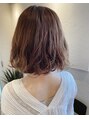 オーブ ヘアー ビーヴ 調布店(AUBE HAIR beve)&nbsp;ラインのあるボブパーマ___