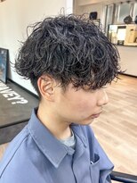 ウェイビーエフティフィフス 横浜西口(WAVEY ft.fifth) 波巻きスパイラルパーママッシュショート無造作パーマ刈り上げ