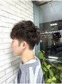 メンズ×スパイラルパーマ