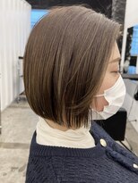 ココ 本八幡(KOKO)&nbsp;★デザインカラー/レイヤーカット/ウェットヘアオリーブベージュ