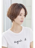 カール☆顔周りレイヤー☆バングなし☆大人ガーリー☆ベージュ