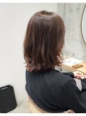 透明感たっぷりグレージュカラー×韓国風くびれミディアムヘア