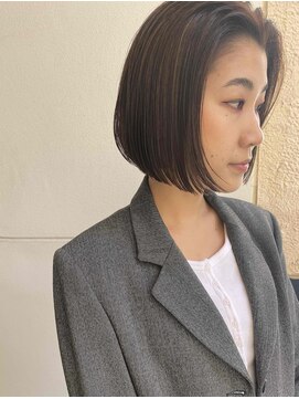 バローチェ 大阪 堀江(Barouche) 【Barouche/中島綾子】　切りっぱなしボブ　堀江