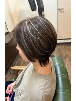 ピース オブ ヘアー Piece of Hair 白髪ぼかしハイライト