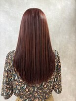 ラボヌールヘアー 宇都宮店(La Bonheur hair)&nbsp;レッドブラウン【宇都宮駅/レイヤーカット】