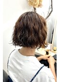 プードルパーマスパイラルパーマボブパーマウェーブ 奥東 巧真