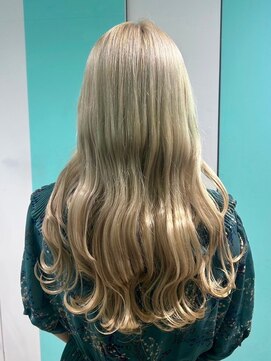 マティーナ ヘアー 池袋(Matina hair) 【ハイトーンカラー×ミルクティー】20代30代40代50代