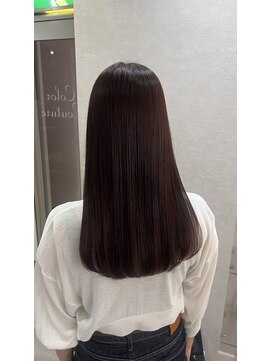 カラークチュール(Color Couture) デザインカラー/レイヤーカット/暖色カラー/ストレートヘア