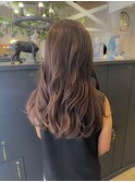 グレージュカラー/透明感カラー/レイヤーカット/韓国ヘア/越谷