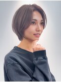 20代30代40代大人綺麗ママさんショート☆ラベンダーショートボブ