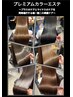 《髪質改善カラー》前髪カット＋プレミアムカラーエステ　￥16500～ ⇒