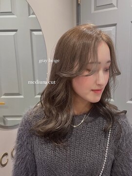 コバルト(Cobalt) レイヤーカット/くすみベージュ/透明感カラー