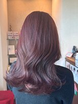 シェール(cher)&nbsp;ブリーチなし暖色系カラー/カシス【cher西宮北口：MAYA】