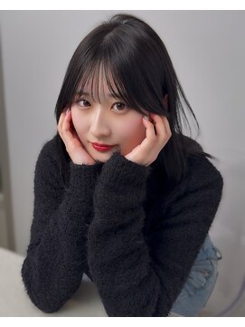 レイリー 原宿 表参道(Rayreee) 小顔似合わせ韓国顔周りミディアムレイヤー