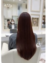 フェリー 有明ガーデン店(FEERIE)&nbsp;髪質改善トリートメント×レッドブラウンカラー