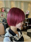 大人可愛い20代30代40代カラー/ショートボブ/宮崎