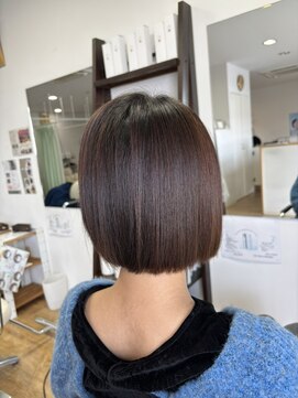 サロウィン 岡山店(SALOWIN) ★美髪イメチェン愛されモテ髪ショートボブ暗めカラー