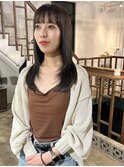 シースルー/レイヤー/髪質改善/ストレート/韓国/金山/REJOUIR