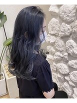 ヘアサロン エフ 渋谷(F)&nbsp;ネイビーカラー