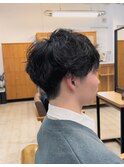 【セットが楽×クシャッとニュアンスパーマ】