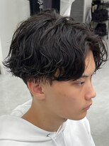 ジーニー 新百合ヶ丘(Genie) ダークアッシュニュアンスパーマ韓国マッシュベリーショート