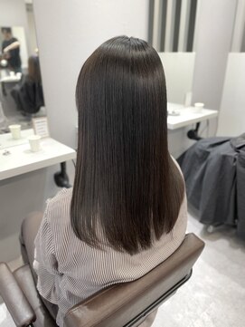 コア 梅田茶屋町店(Core) 髪質改善艶髪愛され韓国風前髪カット 小顔梅田