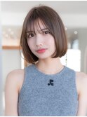 20代30代レイヤーボブ/髪質改善ボブ/顔周りレイヤーカット
